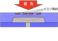 Cross-section of diaphragm_Si-MEMS