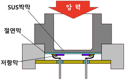 Cross-section of diaphragm_SUS