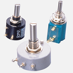 Potentiometers for manual setting